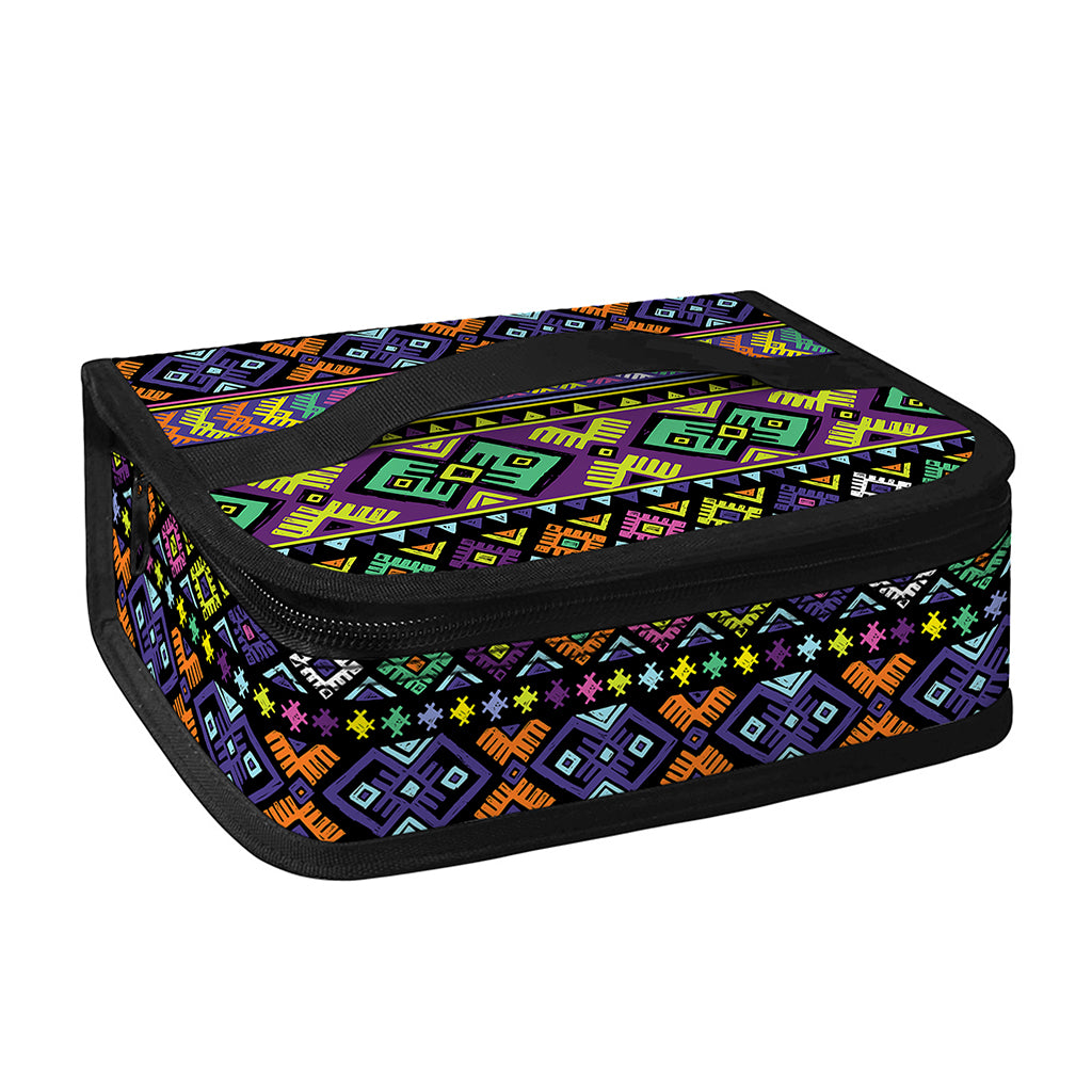 Colorful Native Navajo Tribal Print Small Lunch Bag