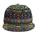 Colorful Native Navajo Tribal Print Snapback Cap