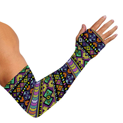 Colorful Native Navajo Tribal Print Sun Protection Arm Sleeves