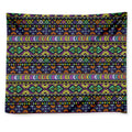 Colorful Native Navajo Tribal Print Tapestry