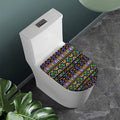 Colorful Native Navajo Tribal Print Toilet Lid Cover