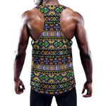 Colorful Native Navajo Tribal Print Training Tank Top