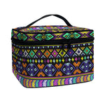 Colorful Native Navajo Tribal Print Travel Makeup Bag