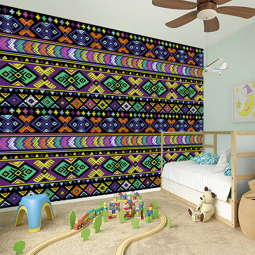 Colorful Native Navajo Tribal Print Wall Sticker