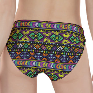 Colorful Native Navajo Tribal Print Women's Panties