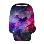 Colorful Nebula Galaxy Space Print Baby Seat Cover