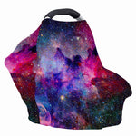 Colorful Nebula Galaxy Space Print Baby Seat Cover