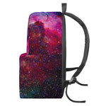 Colorful Nebula Galaxy Space Print Backpack