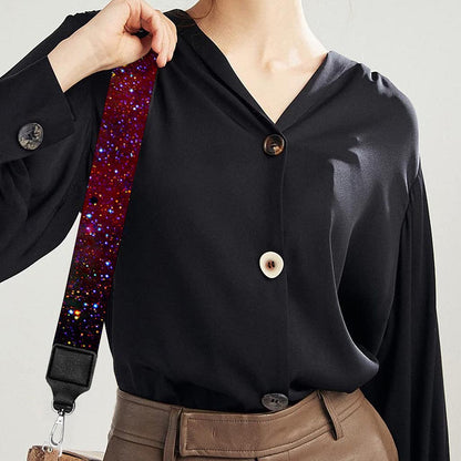 Colorful Nebula Galaxy Space Print Bag Strap