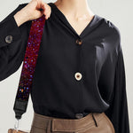 Colorful Nebula Galaxy Space Print Bag Strap