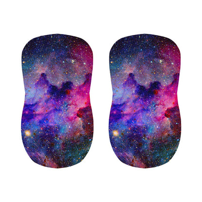 Colorful Nebula Galaxy Space Print Bar Stool Covers