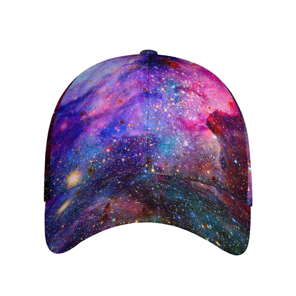 Colorful Nebula Galaxy Space Print Baseball Cap