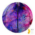 Colorful Nebula Galaxy Space Print Basketball