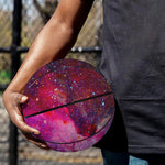 Colorful Nebula Galaxy Space Print Basketball