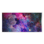 Colorful Nebula Galaxy Space Print Beach Towel
