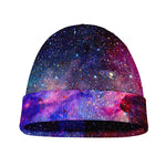 Colorful Nebula Galaxy Space Print Beanie