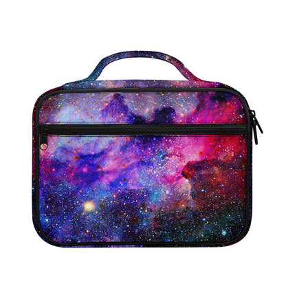 Colorful Nebula Galaxy Space Print Briefcase Bible Bag