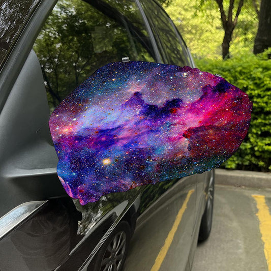 Colorful Nebula Galaxy Space Print Car Side Mirror Covers