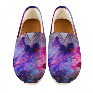 Colorful Nebula Galaxy Space Print Casual Shoes