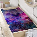 Colorful Nebula Galaxy Space Print Changing Pad Cover
