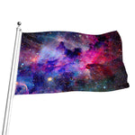 Colorful Nebula Galaxy Space Print Flag