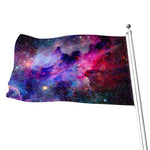 Colorful Nebula Galaxy Space Print Flag