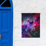 Colorful Nebula Galaxy Space Print Garden Flag