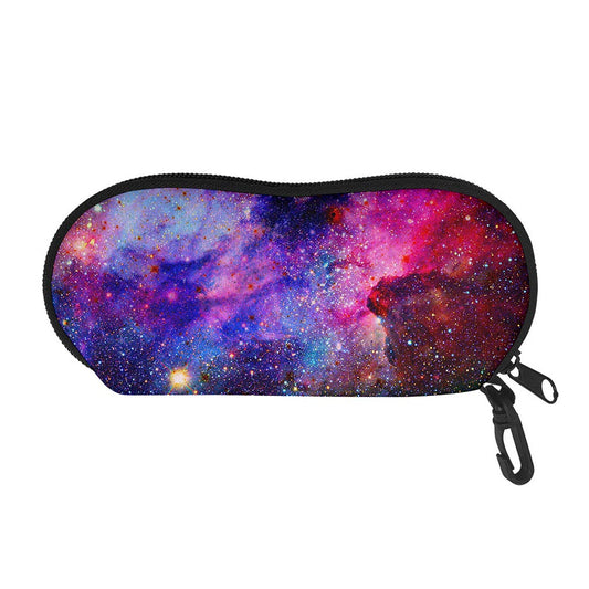 Colorful Nebula Galaxy Space Print Glasses Case