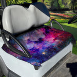 Colorful Nebula Galaxy Space Print Golf Cart Seat Cover