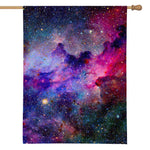 Colorful Nebula Galaxy Space Print House Flag