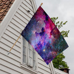 Colorful Nebula Galaxy Space Print House Flag