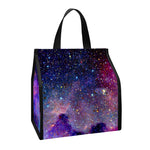Colorful Nebula Galaxy Space Print Insulated Lunch Tote