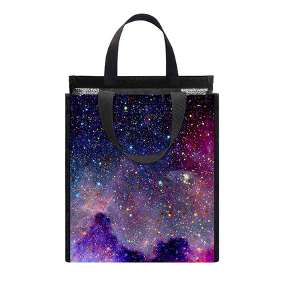 Colorful Nebula Galaxy Space Print Insulated Lunch Tote