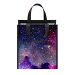 Colorful Nebula Galaxy Space Print Insulated Lunch Tote