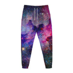 Colorful Nebula Galaxy Space Print Jogger Pants