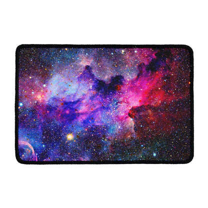 Colorful Nebula Galaxy Space Print Kitchen Mat