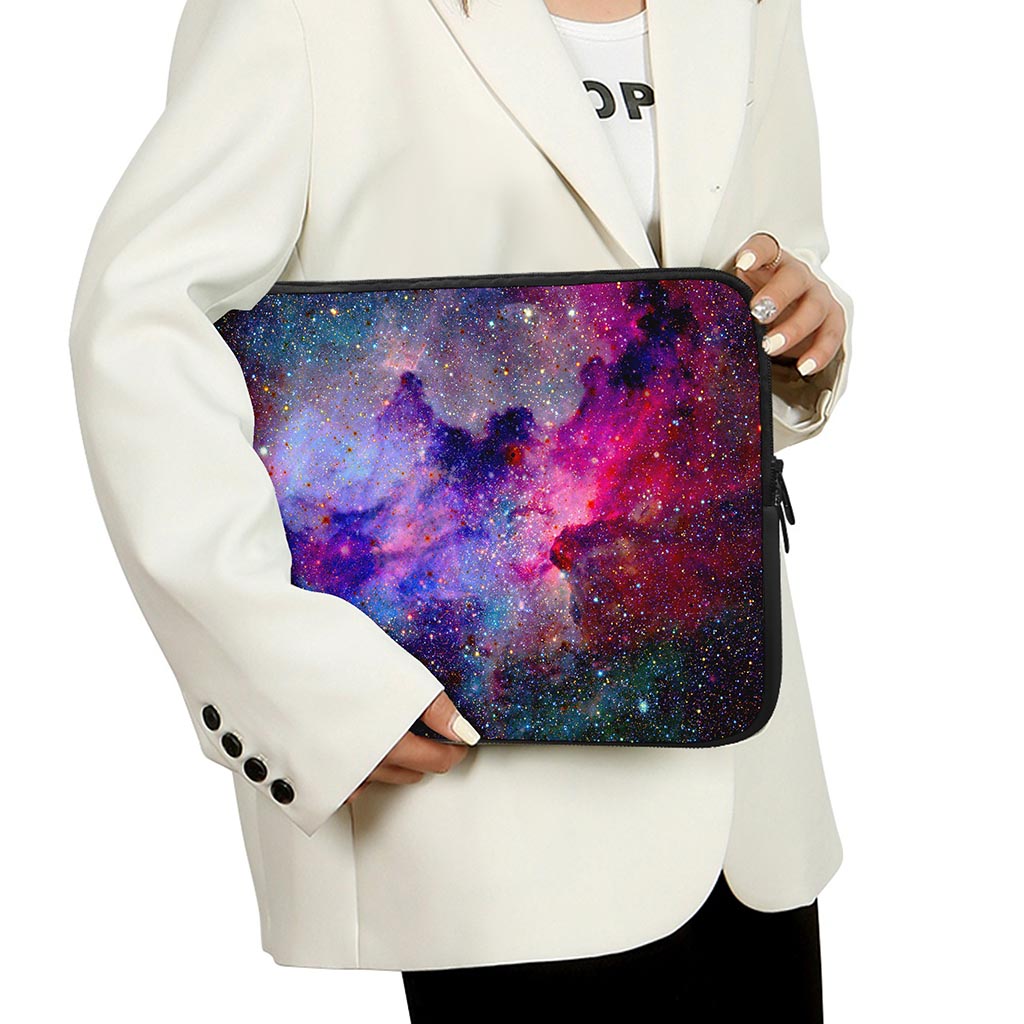 Colorful Nebula Galaxy Space Print Laptop Sleeve