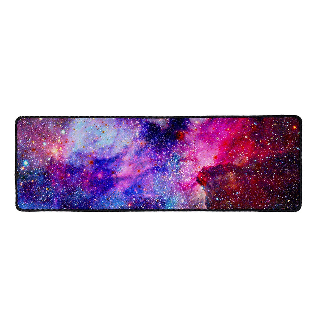 Colorful Nebula Galaxy Space Print Long Kitchen Mat