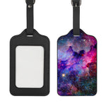 Colorful Nebula Galaxy Space Print Luggage Tag