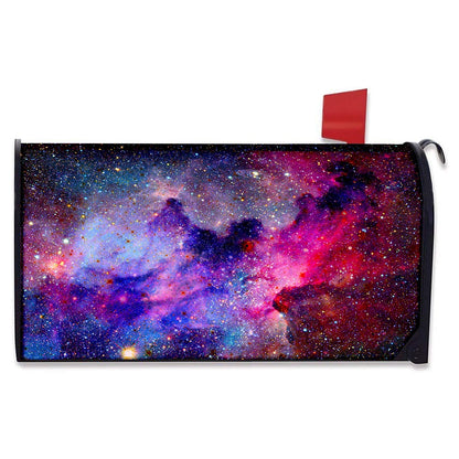 Colorful Nebula Galaxy Space Print Mailbox Cover