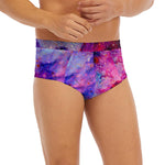 Colorful Nebula Galaxy Space Print Men's Briefs
