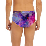 Colorful Nebula Galaxy Space Print Men's Briefs