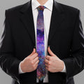 Colorful Nebula Galaxy Space Print Necktie