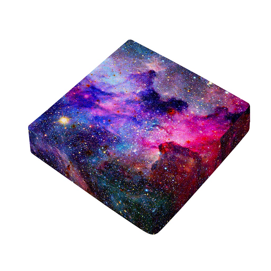 Colorful Nebula Galaxy Space Print Outdoor Seat Cushion Cover