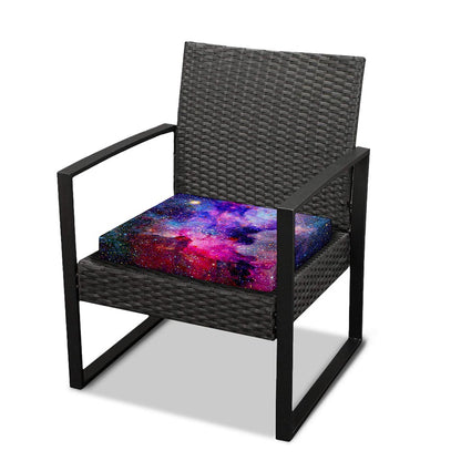 Colorful Nebula Galaxy Space Print Outdoor Seat Cushion Cover