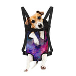 Colorful Nebula Galaxy Space Print Pet Carrier Backpack
