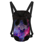 Colorful Nebula Galaxy Space Print Pet Carrier Backpack