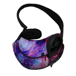 Colorful Nebula Galaxy Space Print Pet Sling Carrier
