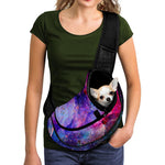 Colorful Nebula Galaxy Space Print Pet Sling Carrier