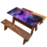 Colorful Nebula Galaxy Space Print Picnic Table Cover